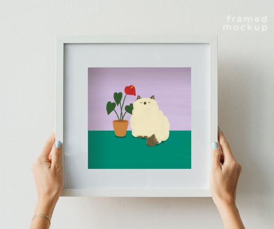 Plant Cat IV (Print)
