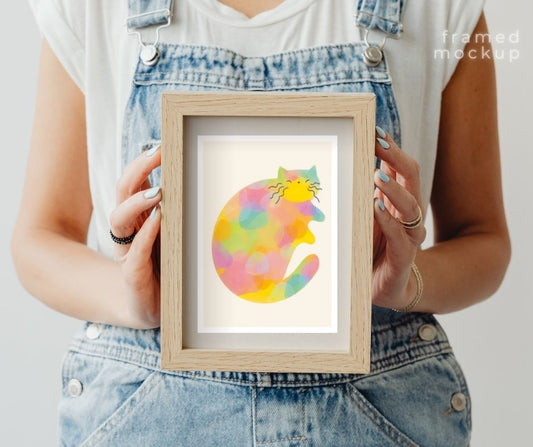 Watercolour Cats V (Print)