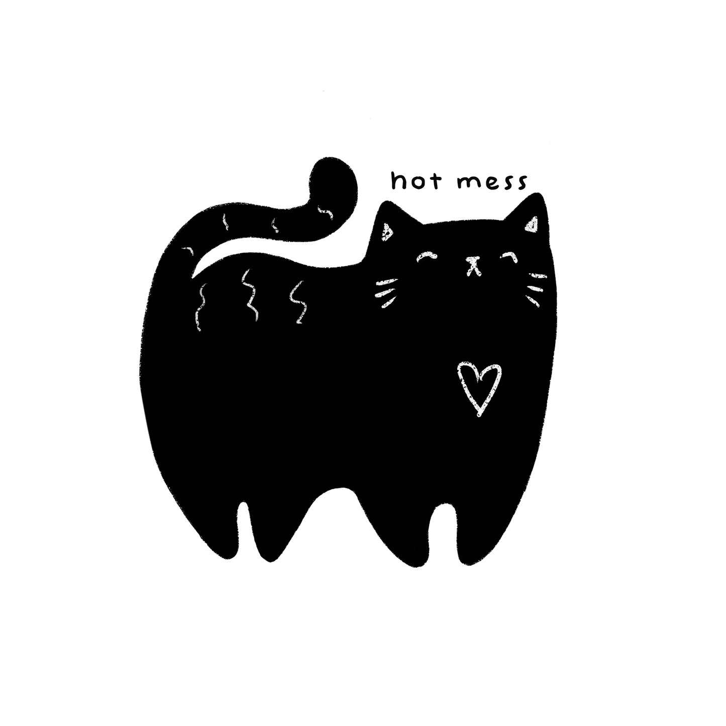 Hot Mess Sticker