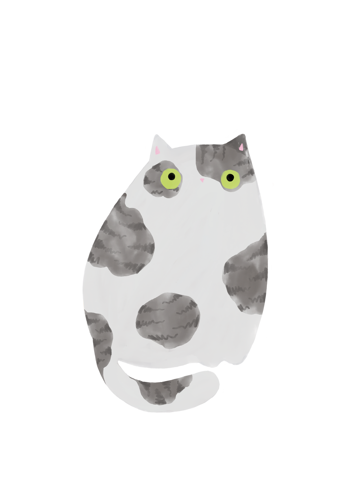 Fat Cat 5 Sticker