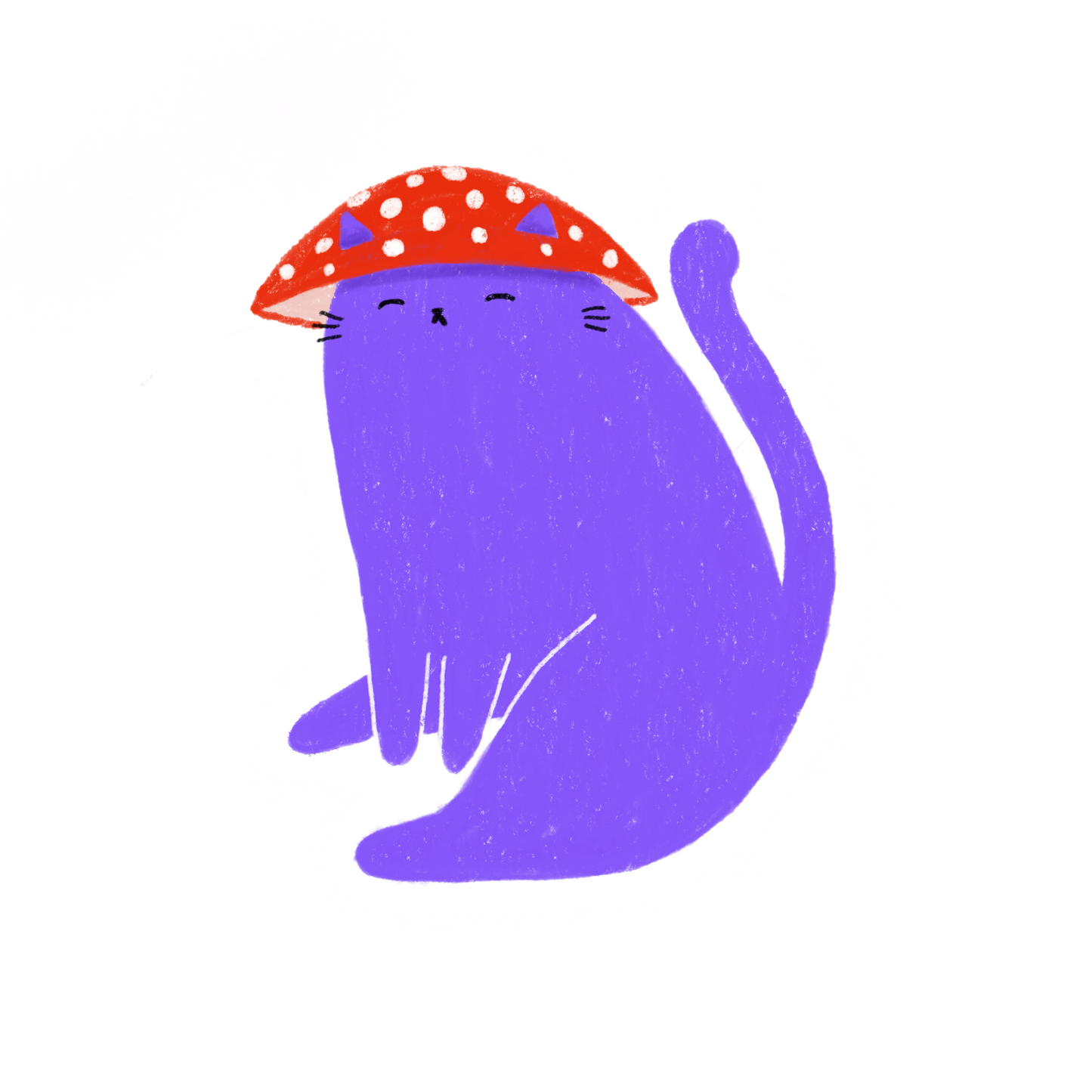 Mushroom Cat Sticker