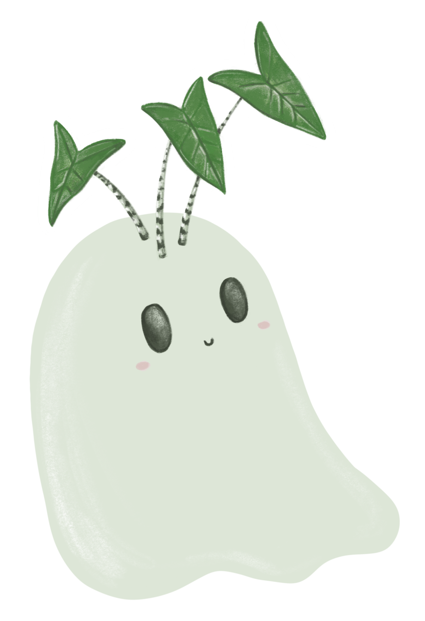 Plant Ghost 5 Sticker