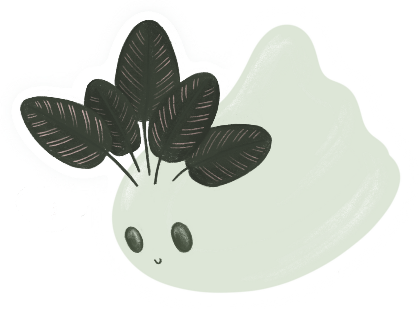Plant Ghost 7 Sticker