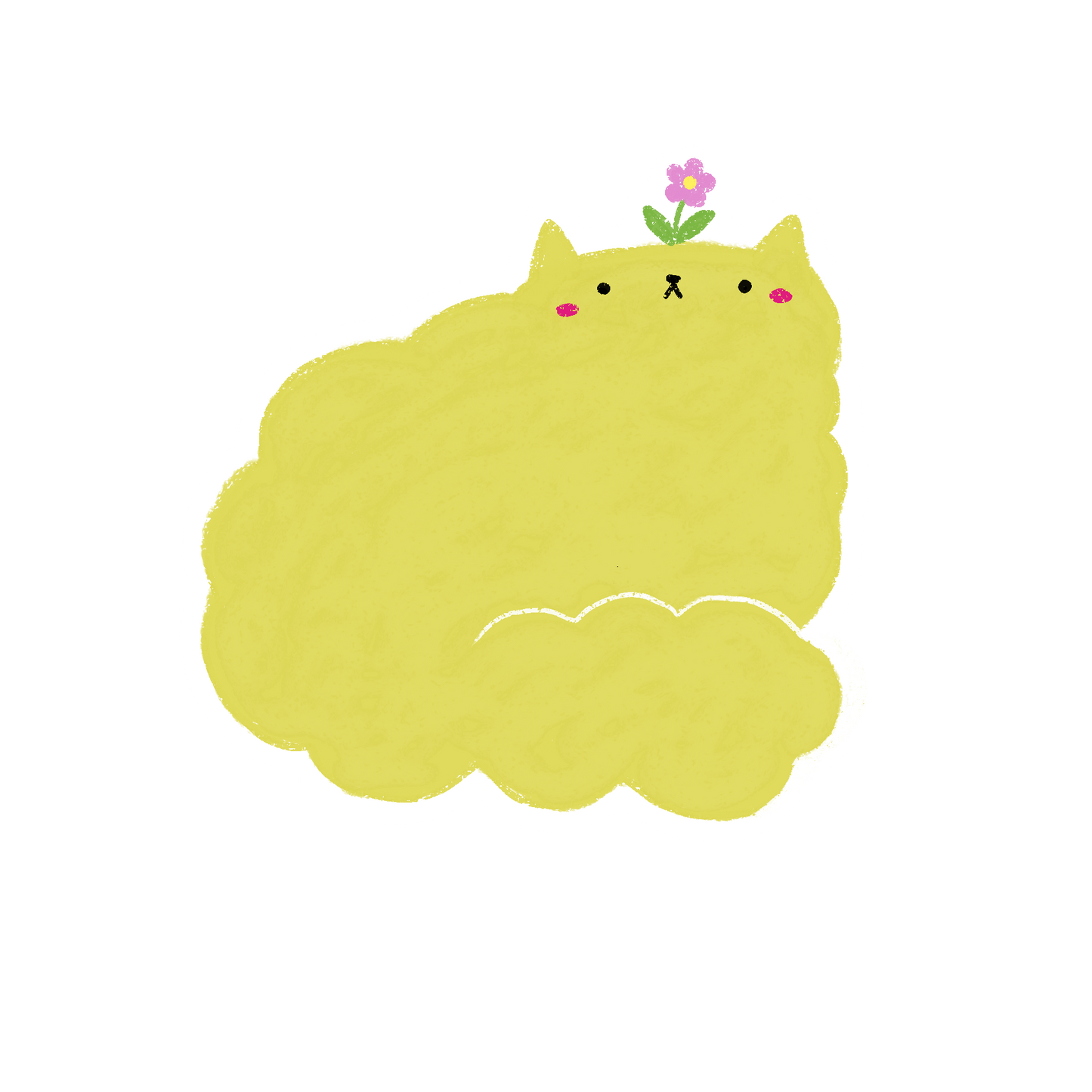Sprout Cat Sticker