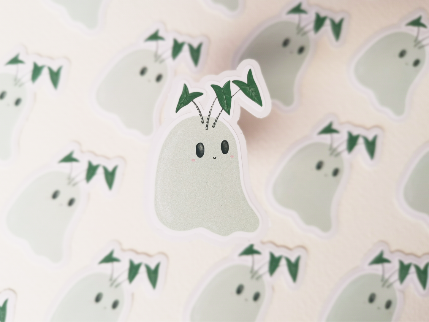 Alocasia Zebrina Plant Ghost Sticker