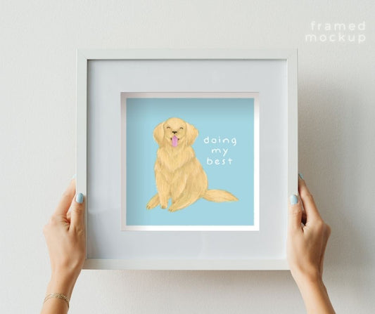 Doing My Best (Print)