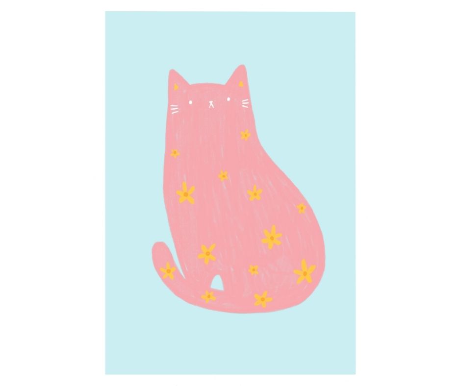 Pink Purrenial Bloom (Print)