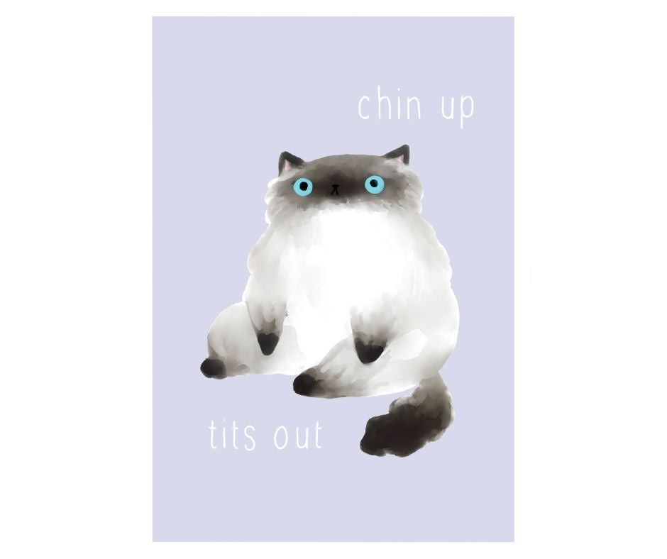 Chin Up Tits Out (Print)