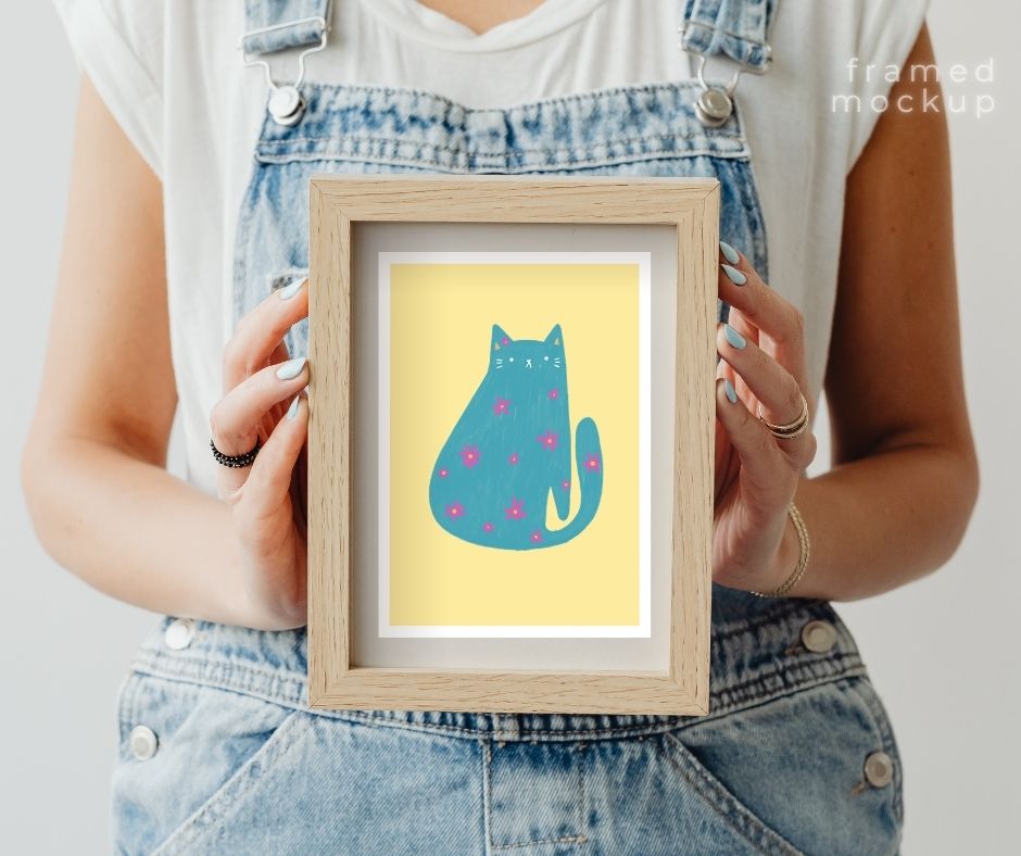 Turquoise Purrenial Bloom (Print)