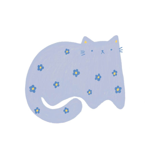 Lilac Purrenial Bloom Sticker