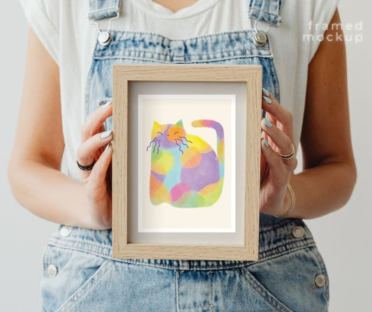 Watercolour Cats I (Print)