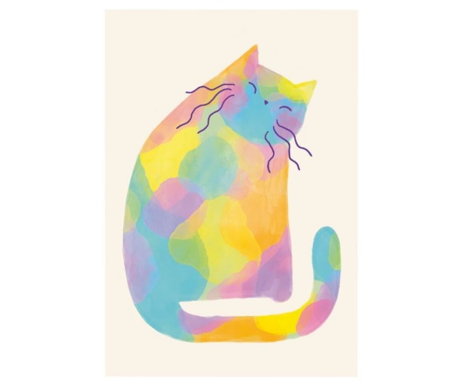 Watercolour Cats II (Print)