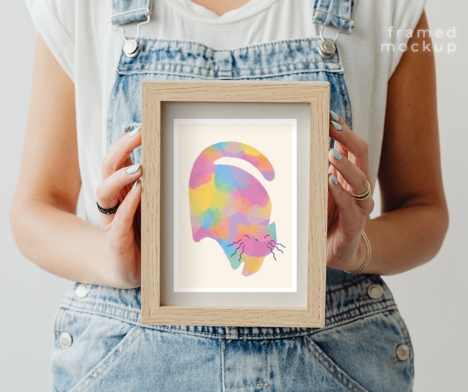 Watercolour Cats IV (Print)