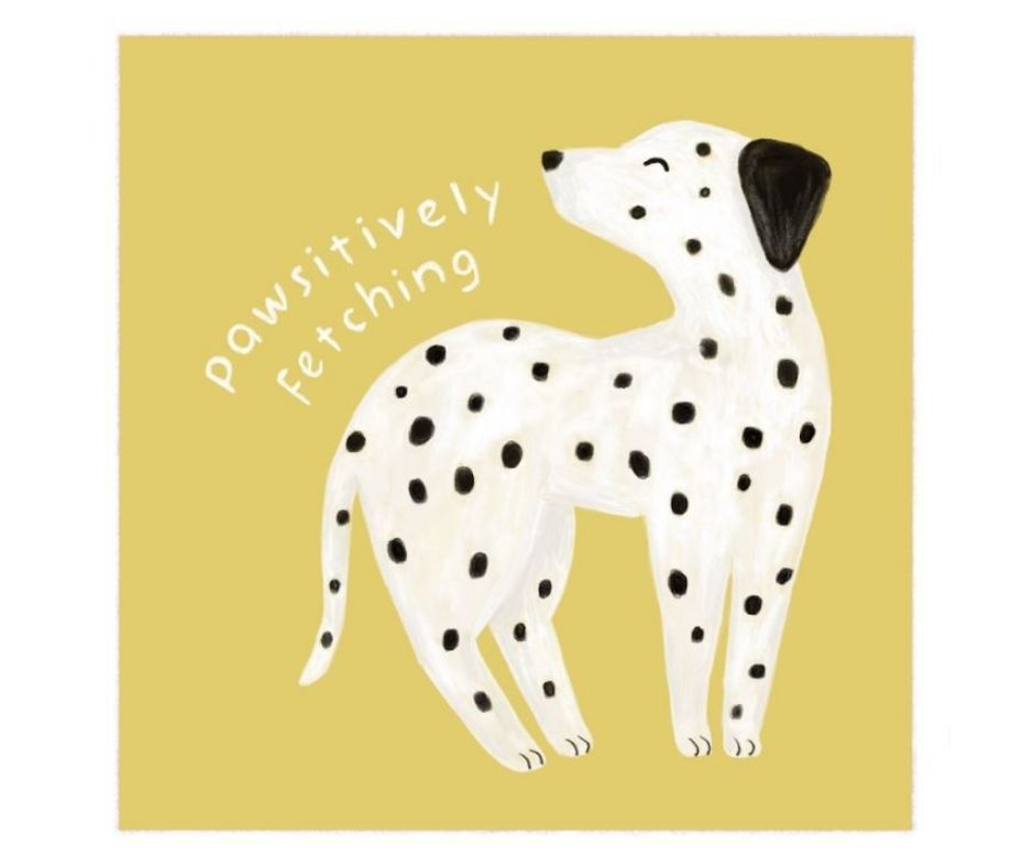 Pawsitively Fetching (Print)