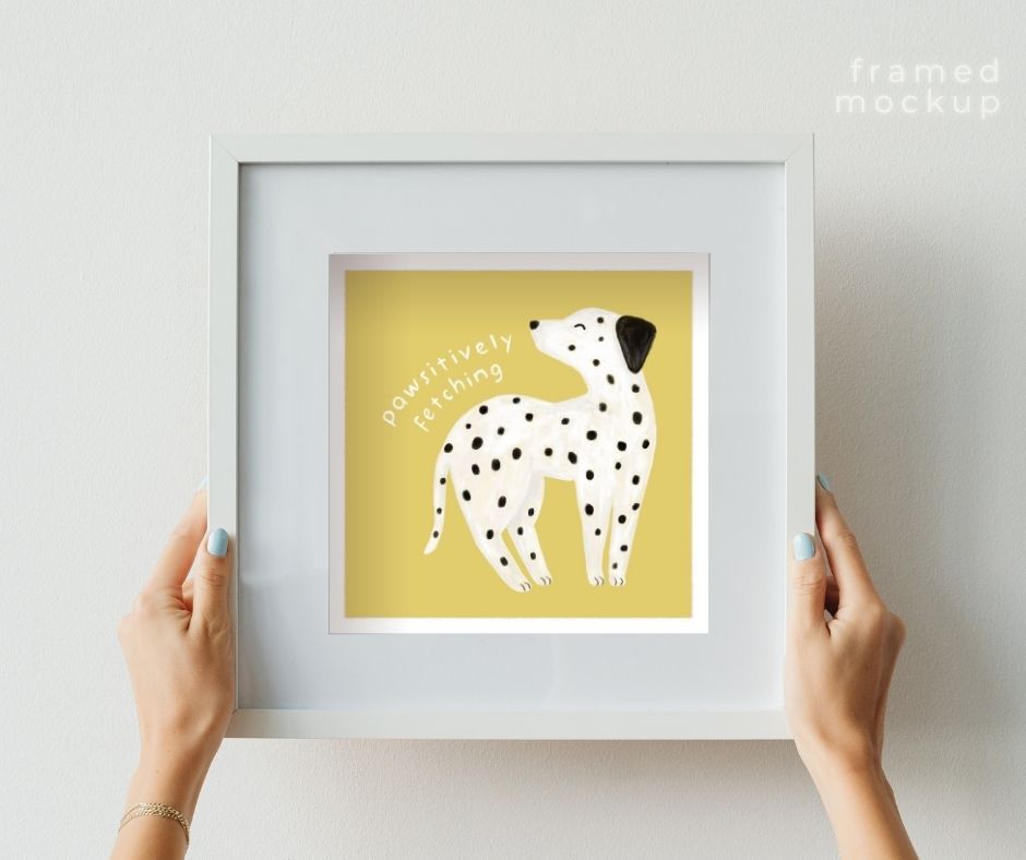 Pawsitively Fetching (Print)