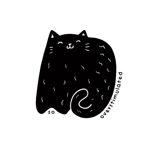 So Overstimulated Sticker