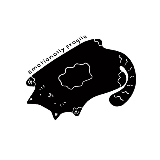Emotionally Fragile Sticker