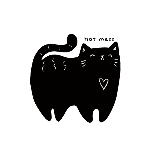 Hot Mess Sticker