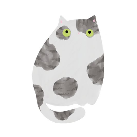 Fat Cat 5 Sticker