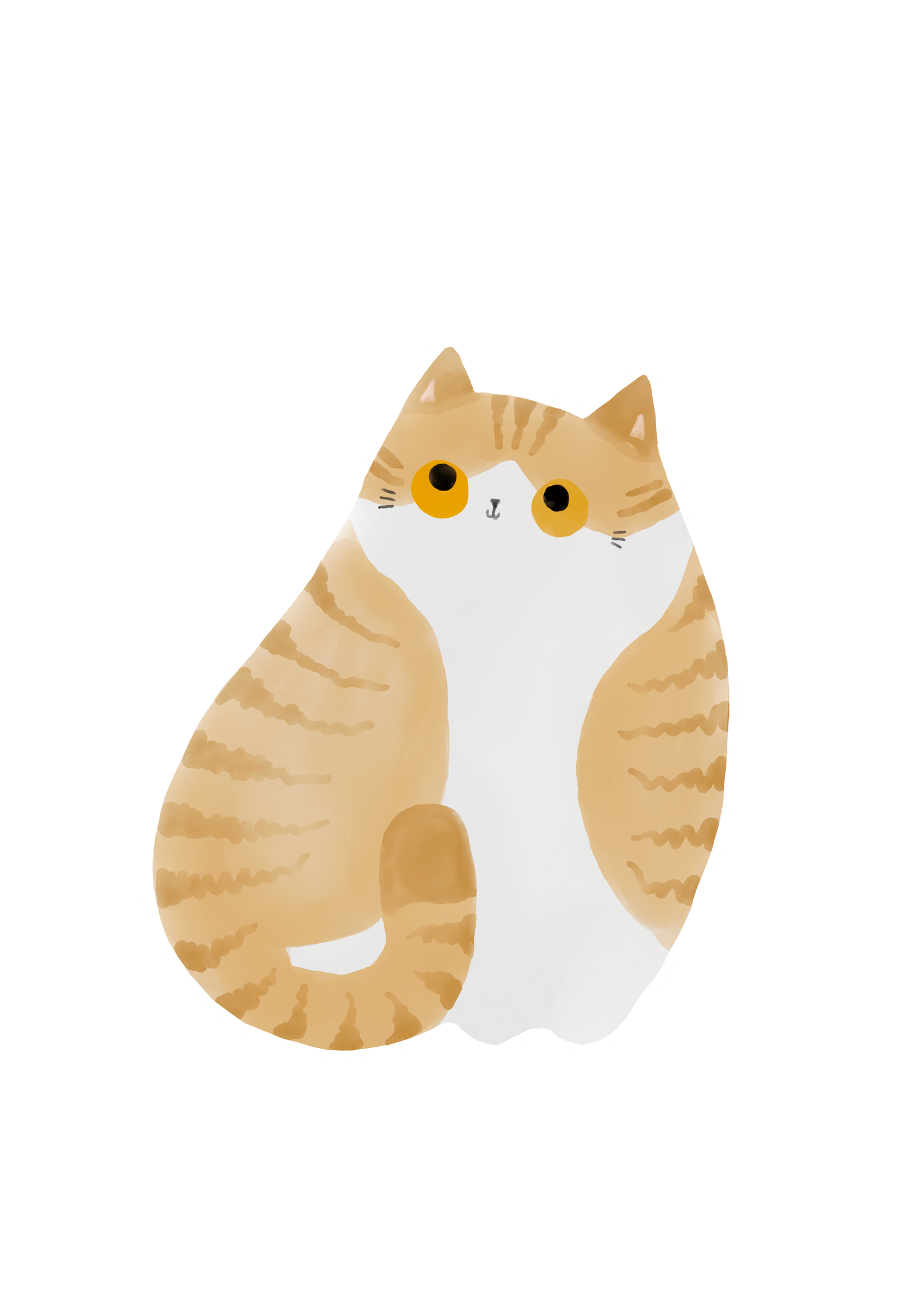 Fat Cat 2 Sticker