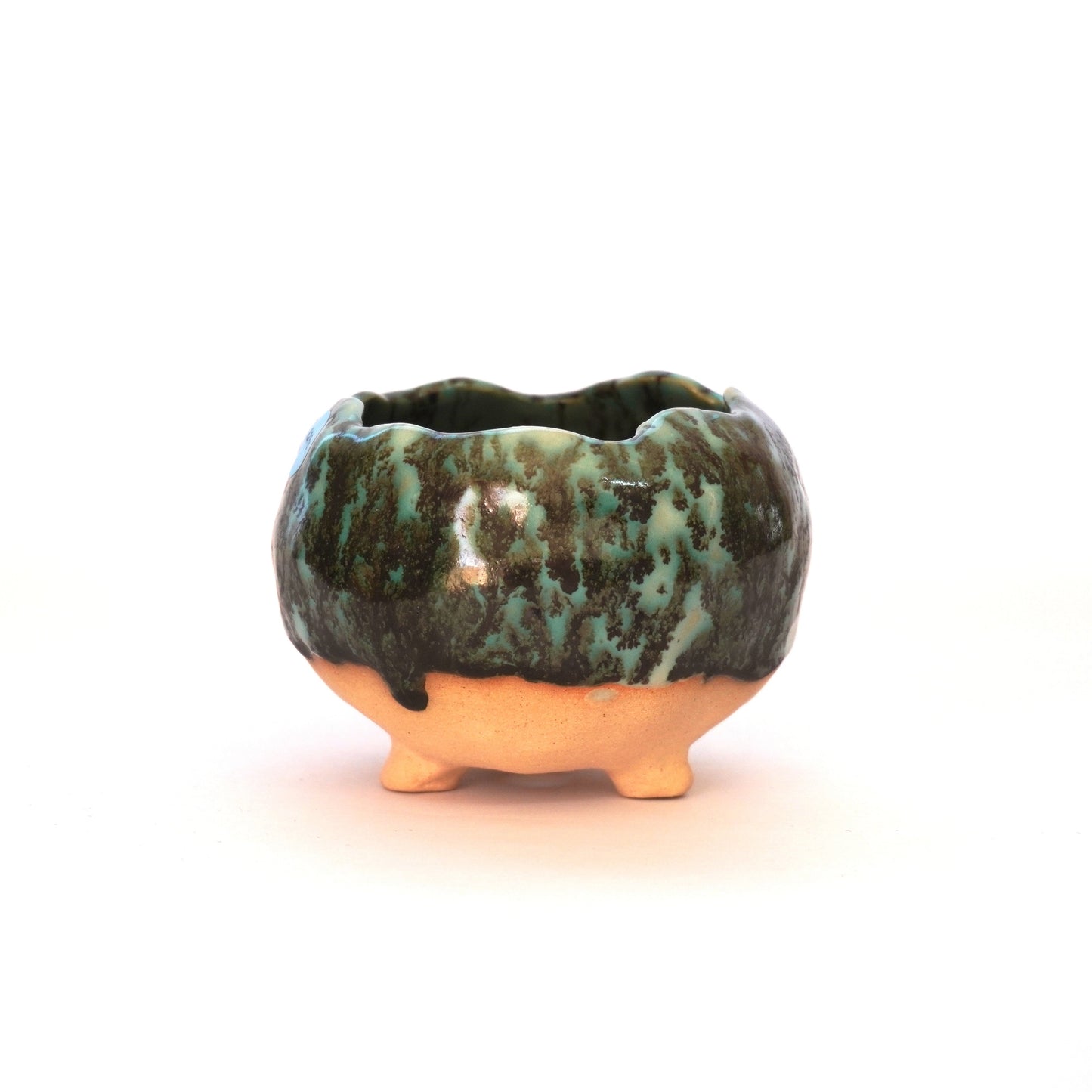 Viridian Blobby Pot