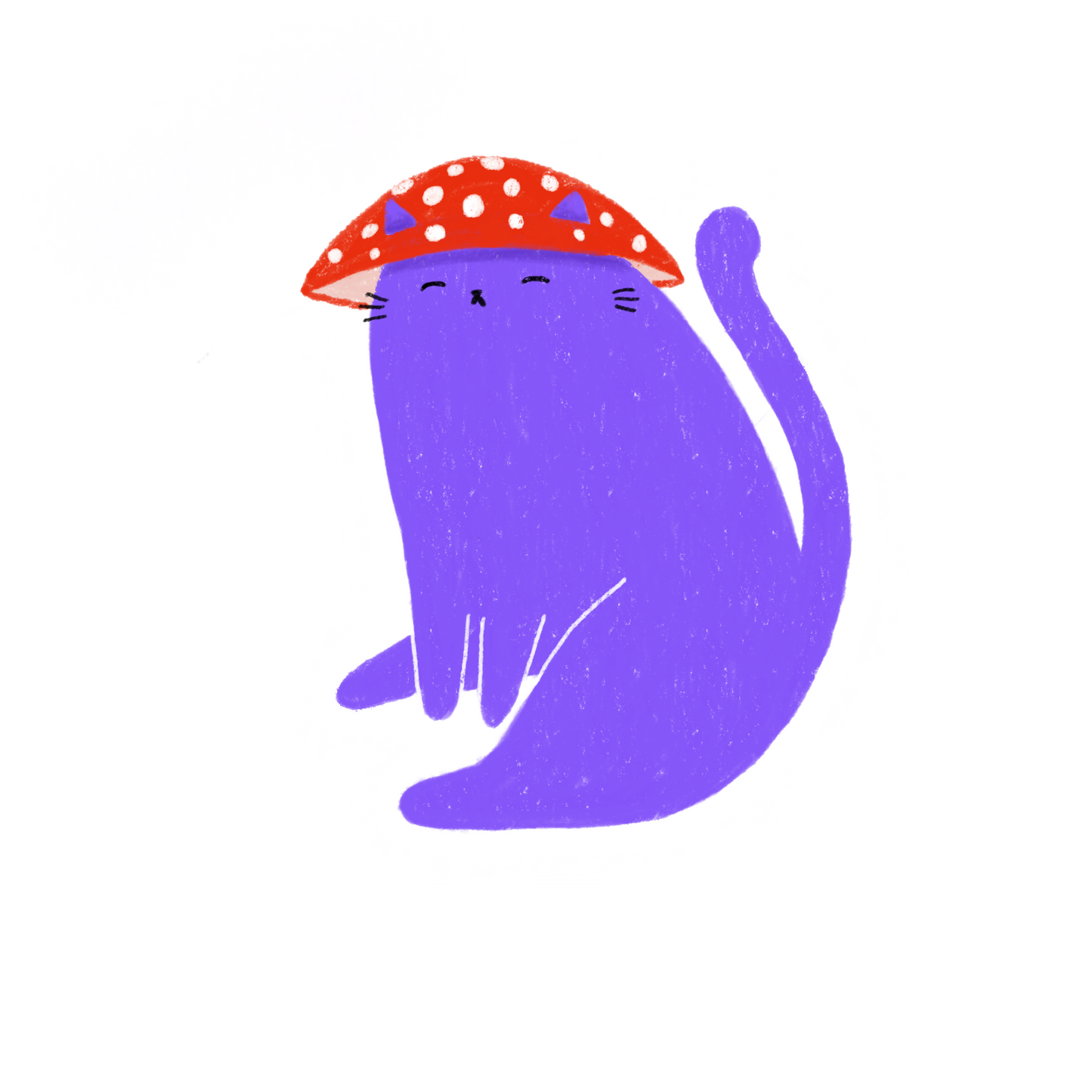 Mushroom Cat Sticker