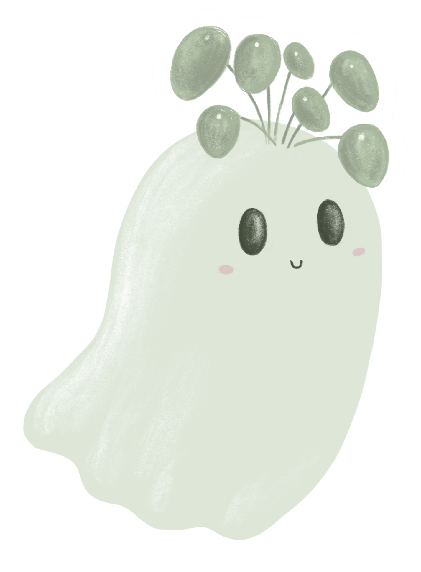 Plant Ghost 4 Sticker