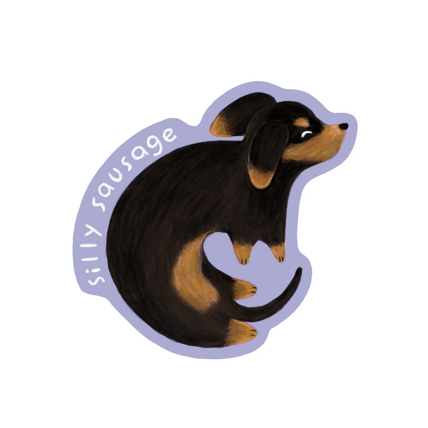 Silly Sausage Sticker