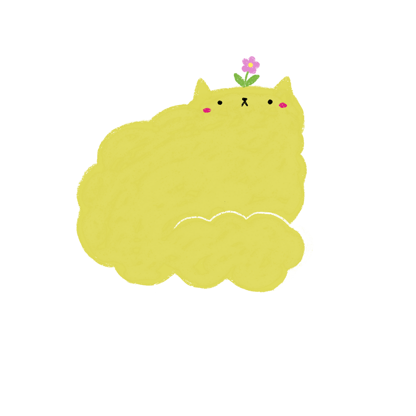 Sprout Cat Sticker