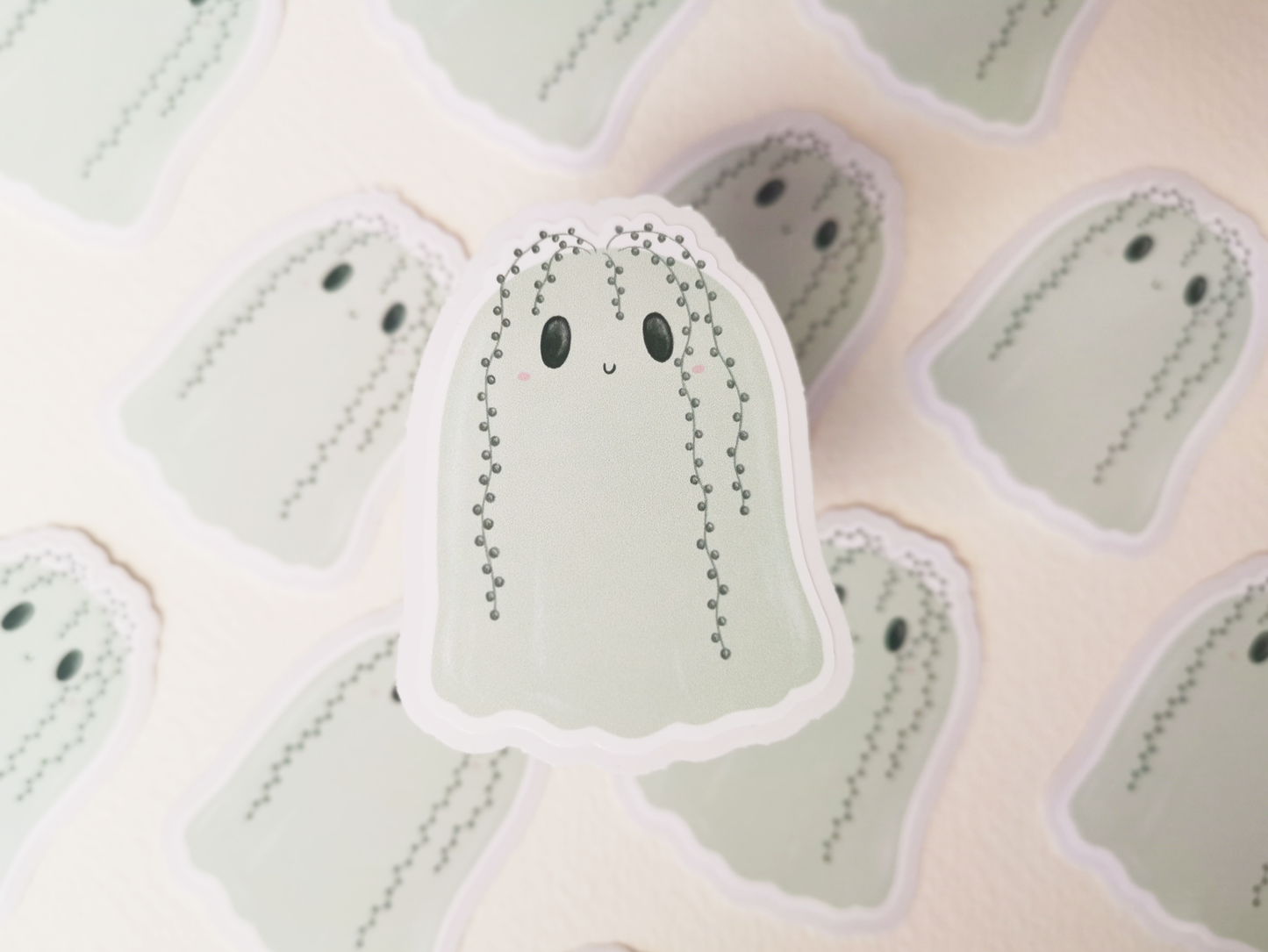 String of Pearls Plant Ghost Sticker